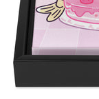 Shy Shrimp - Birthday Cake Framed Canvas Print Gallery Image 3
