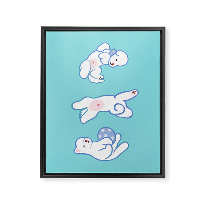 Sleeping Yallet Framed Canvas Print Gallery Image 1