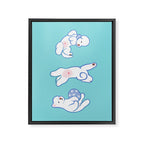 Sleeping Yallet Framed Canvas Print Gallery Image 8