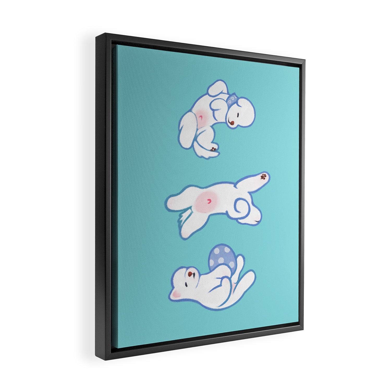 Sleeping Yallet Framed Canvas Print Gallery Image 2