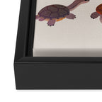 Snake-necked turtle Framed Canvas Print Gallery Image 3