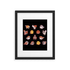 Sparrow - dark Framed Art Print Gallery Image 6