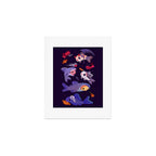 Spooky Cory cats Art Print Gallery Image 1