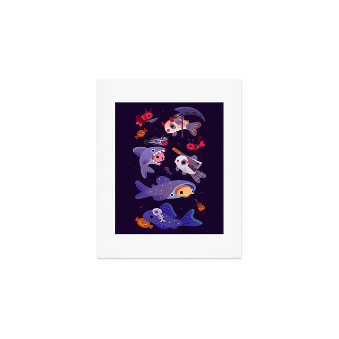 Spooky Cory cats Art Print Gallery Image 1