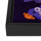 Spooky Cory cats Framed Canvas Print Gallery Image 3