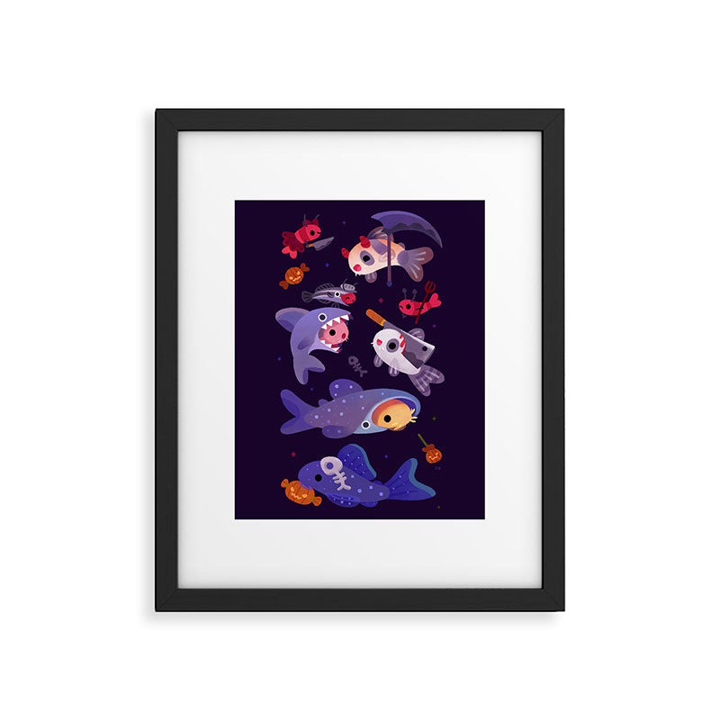 Spooky Cory cats Framed Art Print Gallery Image 5