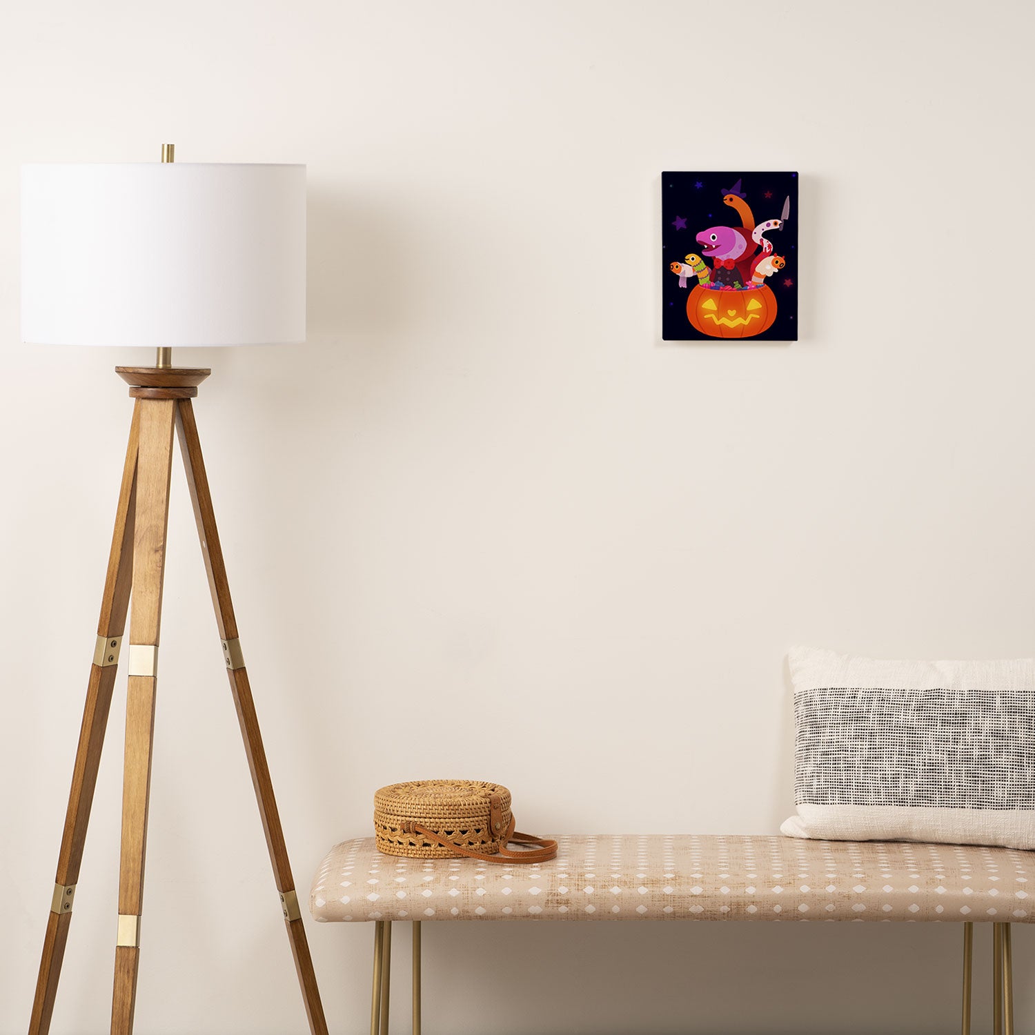 Spooky eels Canvas Print Gallery Image 2