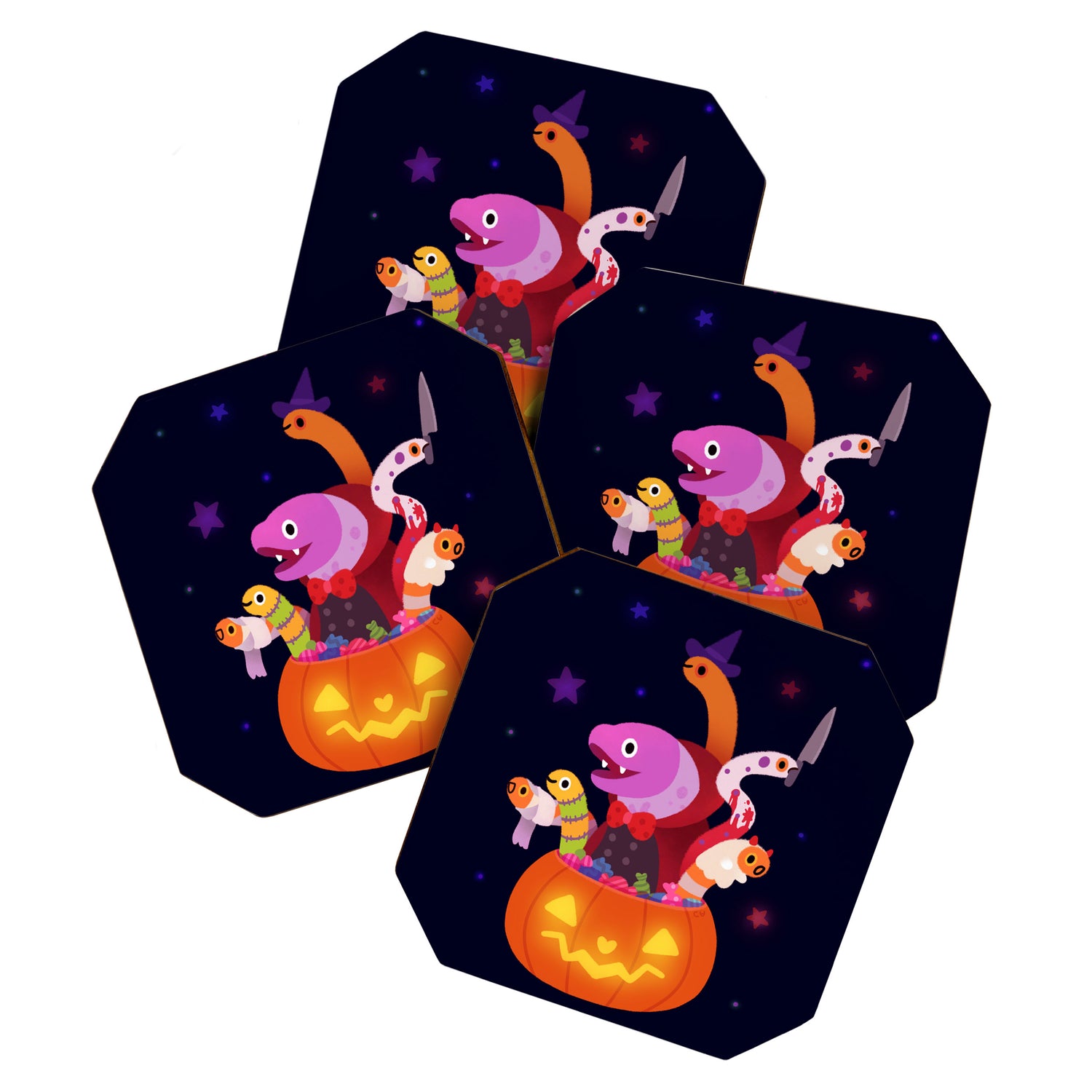 Spooky eels Coaster Gallery Image 1