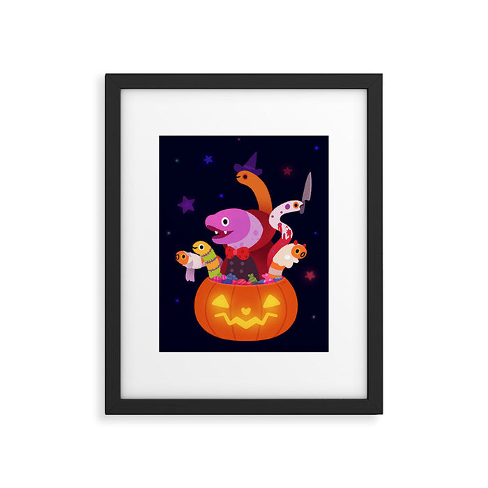 Spooky eels Framed Art Print Gallery Image 1
