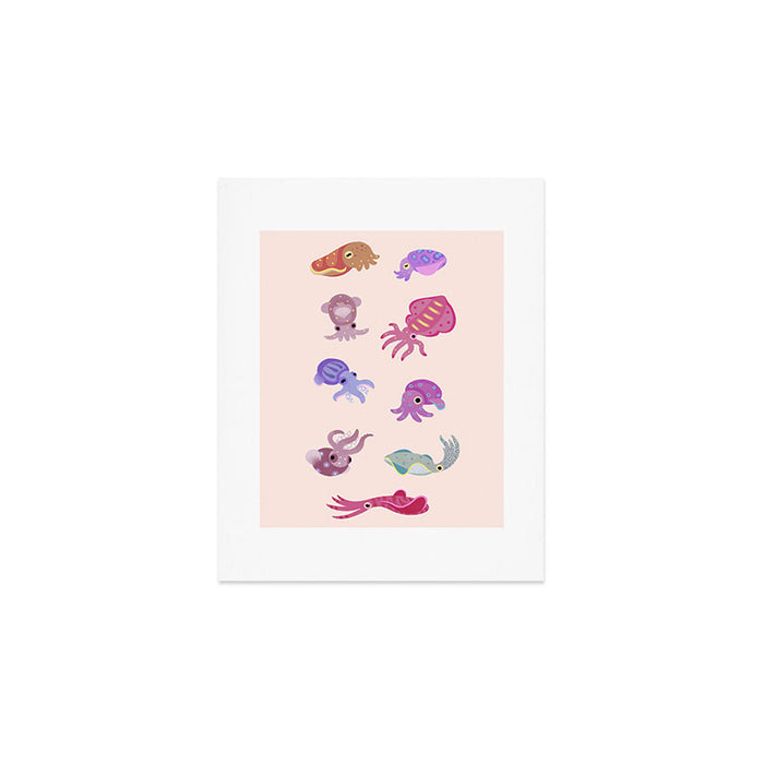 Squids Art Print Gallery Image 1