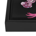 Squids - black Framed Canvas Print Gallery Image 3
