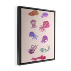 Squids Framed Canvas Print Gallery Image 2