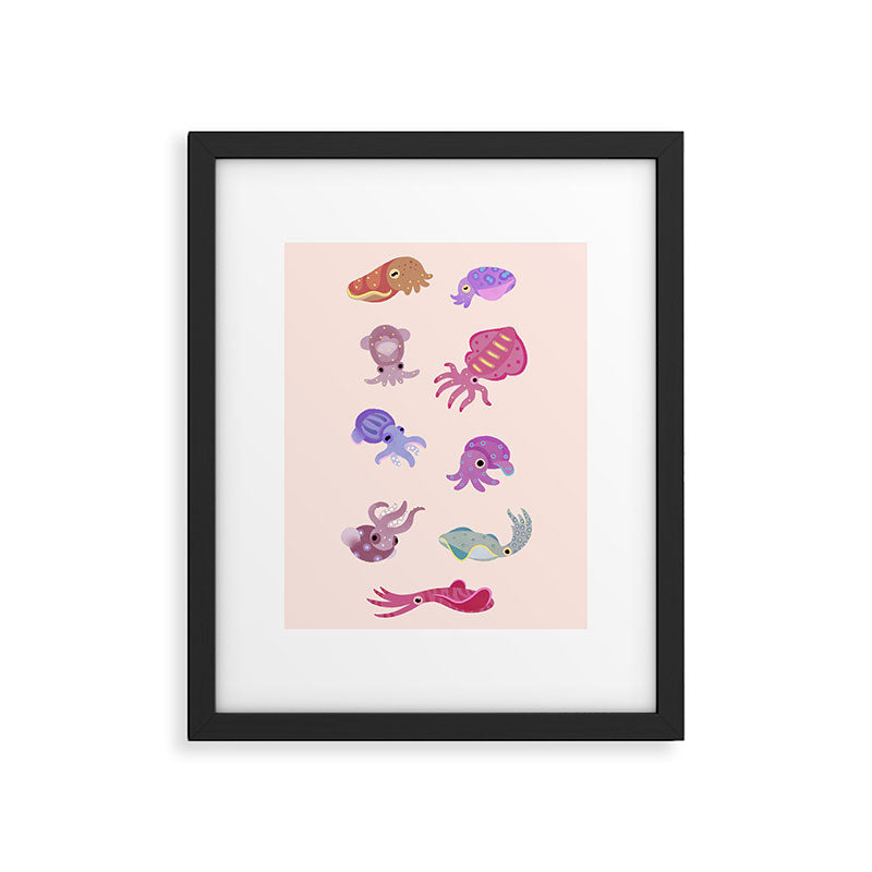 Squids Framed Art Print Gallery Image 5