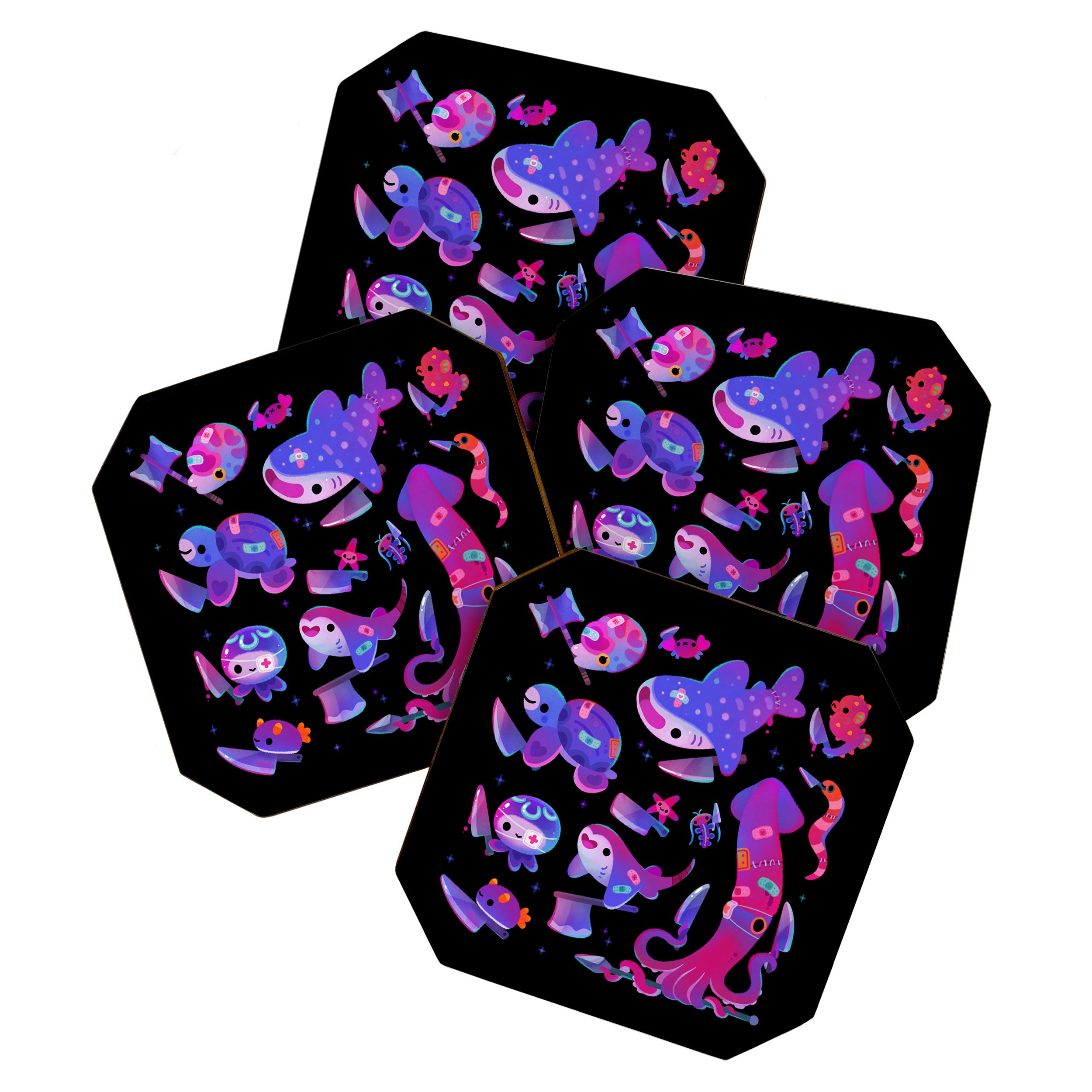 Stabby marine life Coaster Gallery Image 1