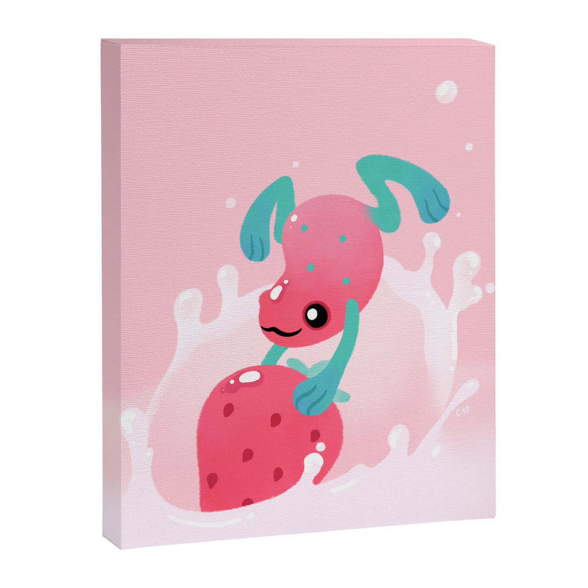 Strawberry poison milk 1 Canvas Print Gallery Image 6