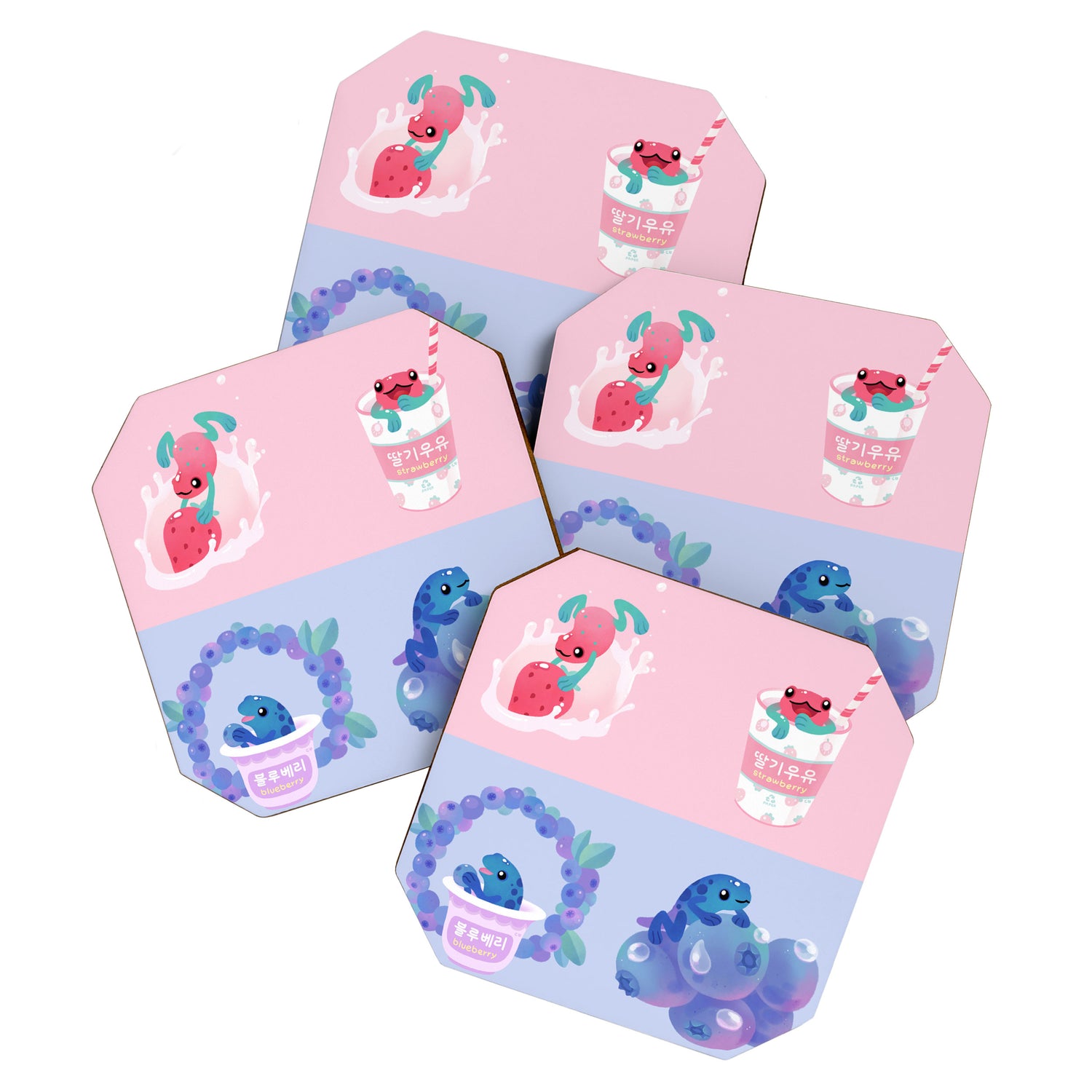 Strawberry poison milk 1 Coaster Gallery Image 1
