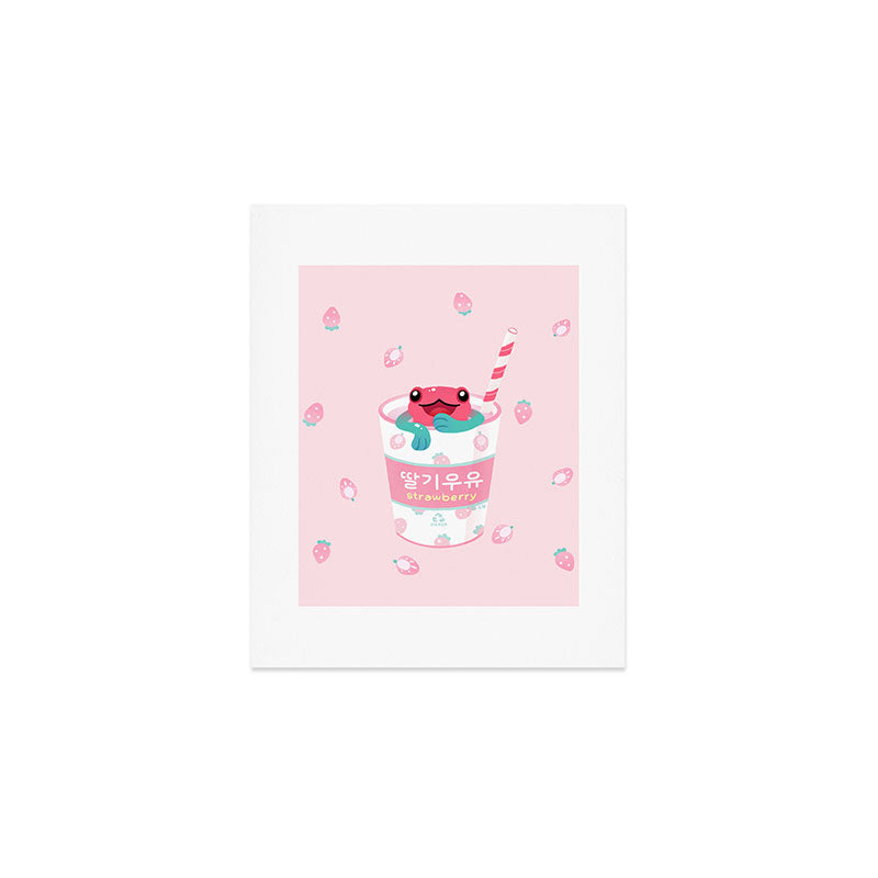 Strawberry poison milk 2 Art Print Gallery Image 1