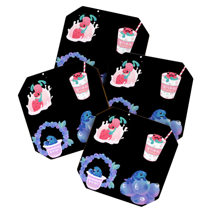 Strawberry poison milk 2 Coaster Gallery Image 1