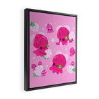 Strawberry squid Framed Canvas Print Gallery Image 2