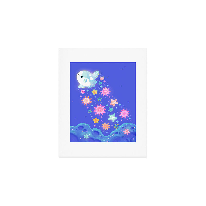 Sun and star Art Print Gallery Image 1