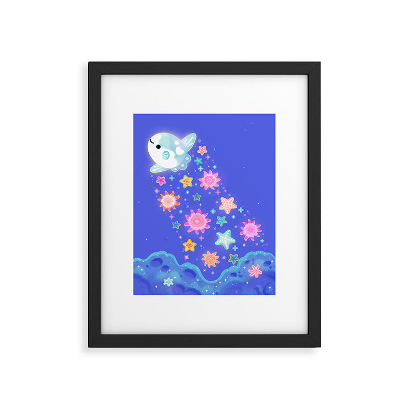 Sun and star Framed Art Print Gallery Image 5