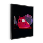 super cute snail Framed Canvas Print Gallery Image 2