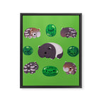 Tapir and baby watermelons Framed Canvas Print Gallery Image 8