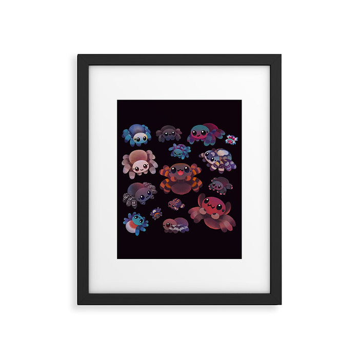 Tarantulas - dark Framed Art Print Gallery Image 1