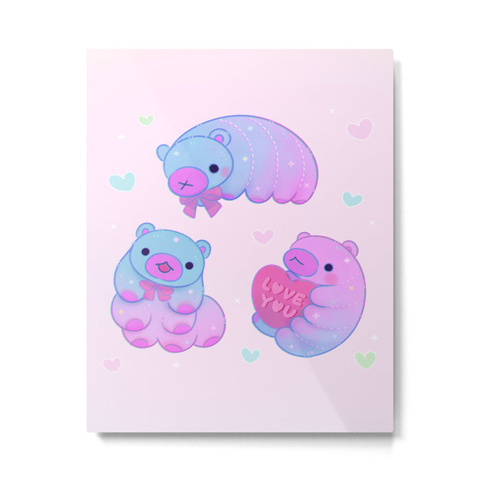 Tardi bear Metal Print Gallery Image 1
