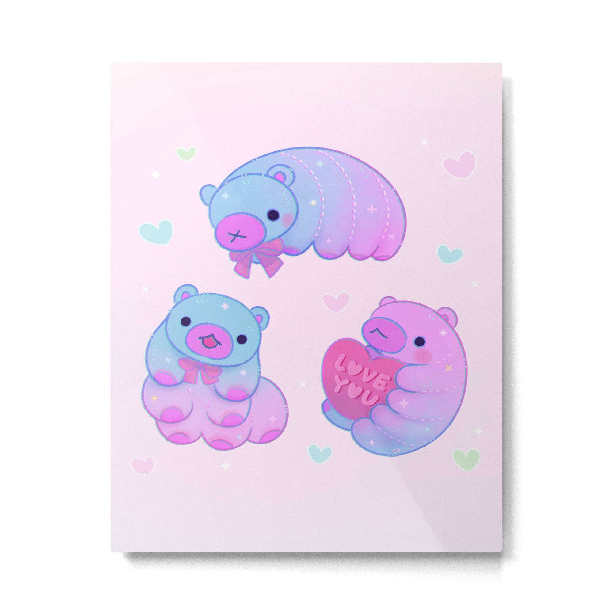 Tardi bear Metal Print Gallery Image 6