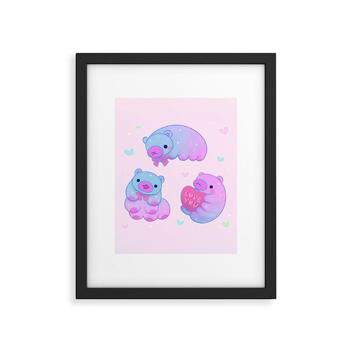 Tardi bear Framed Art Print Gallery Image 1