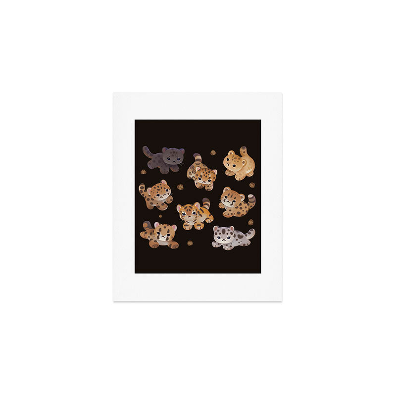 The year of big cat cubs - dark Art Print Gallery Image 1