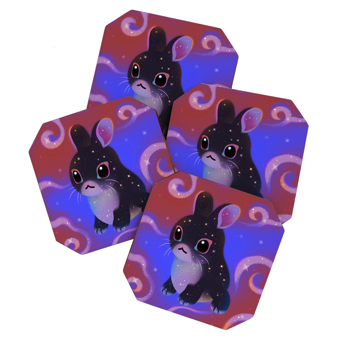 The year of black rabbit Coaster Gallery Image 1