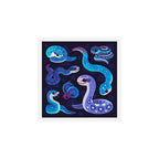 The Year of the Blue Snake Art Print Gallery Image 1