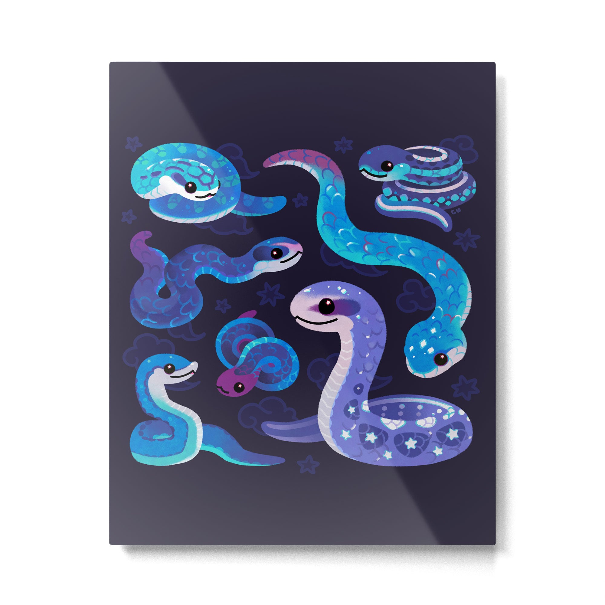 The Year of the Blue Snake Metal Print Gallery Image 6