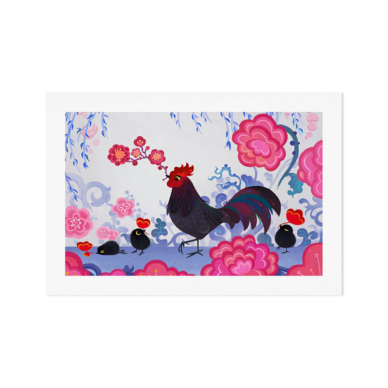 The Year of the Rooster Art Print Gallery Image 1