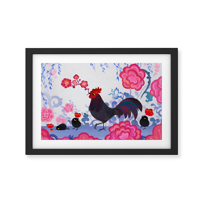 The Year of the Rooster Framed Art Print Gallery Image 1
