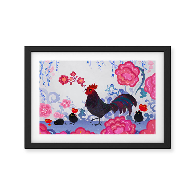 The Year of the Rooster Framed Art Print Gallery Image 2