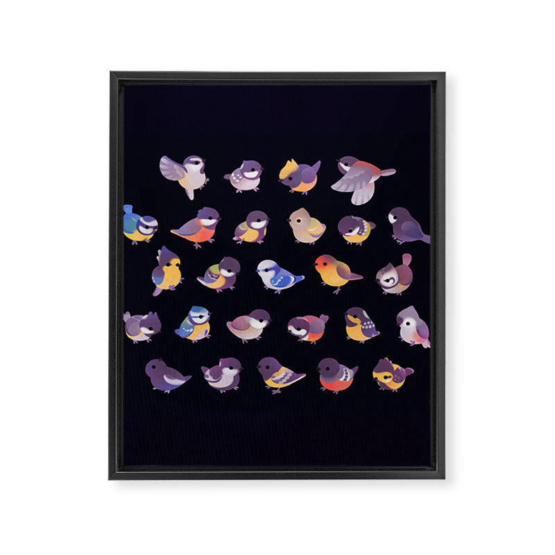 Tit - dark Framed Canvas Print Gallery Image 6