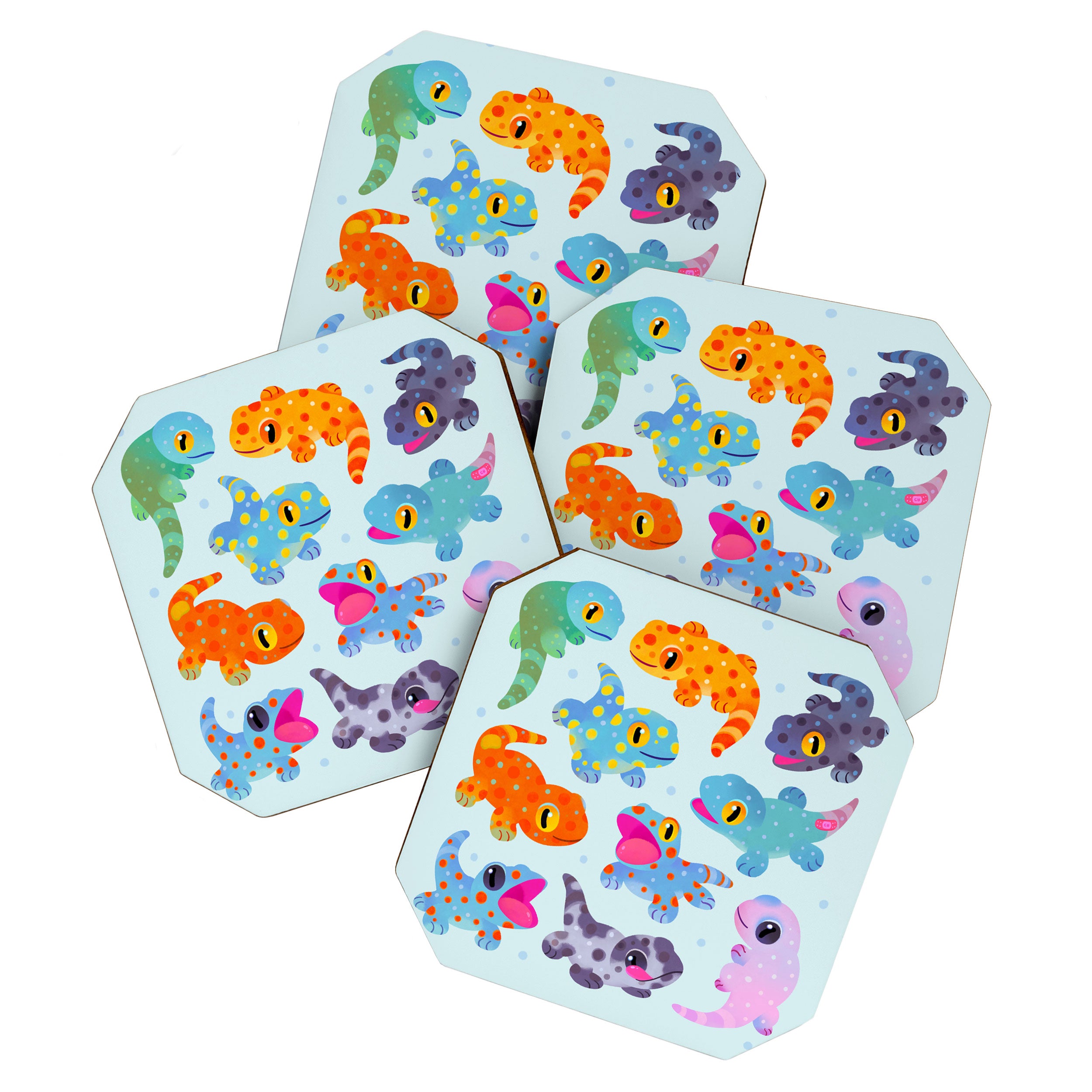 Tokay gecko - bright Coaster Gallery Image 1