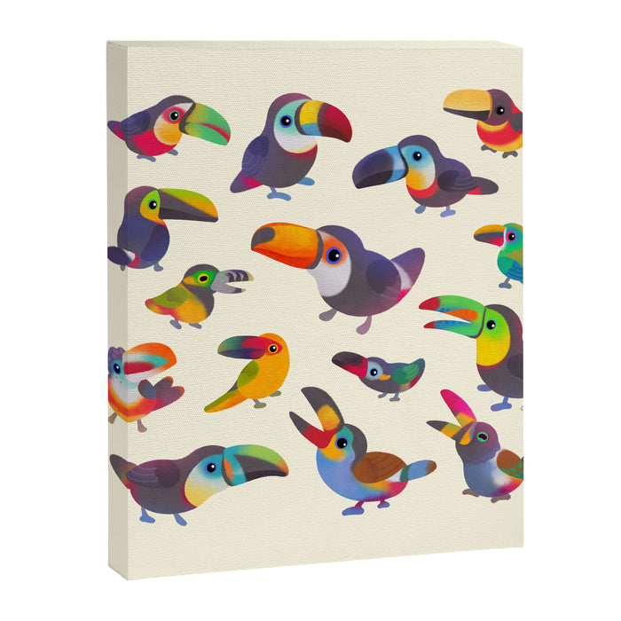 Toucan - pastel Canvas Print Gallery Image 1