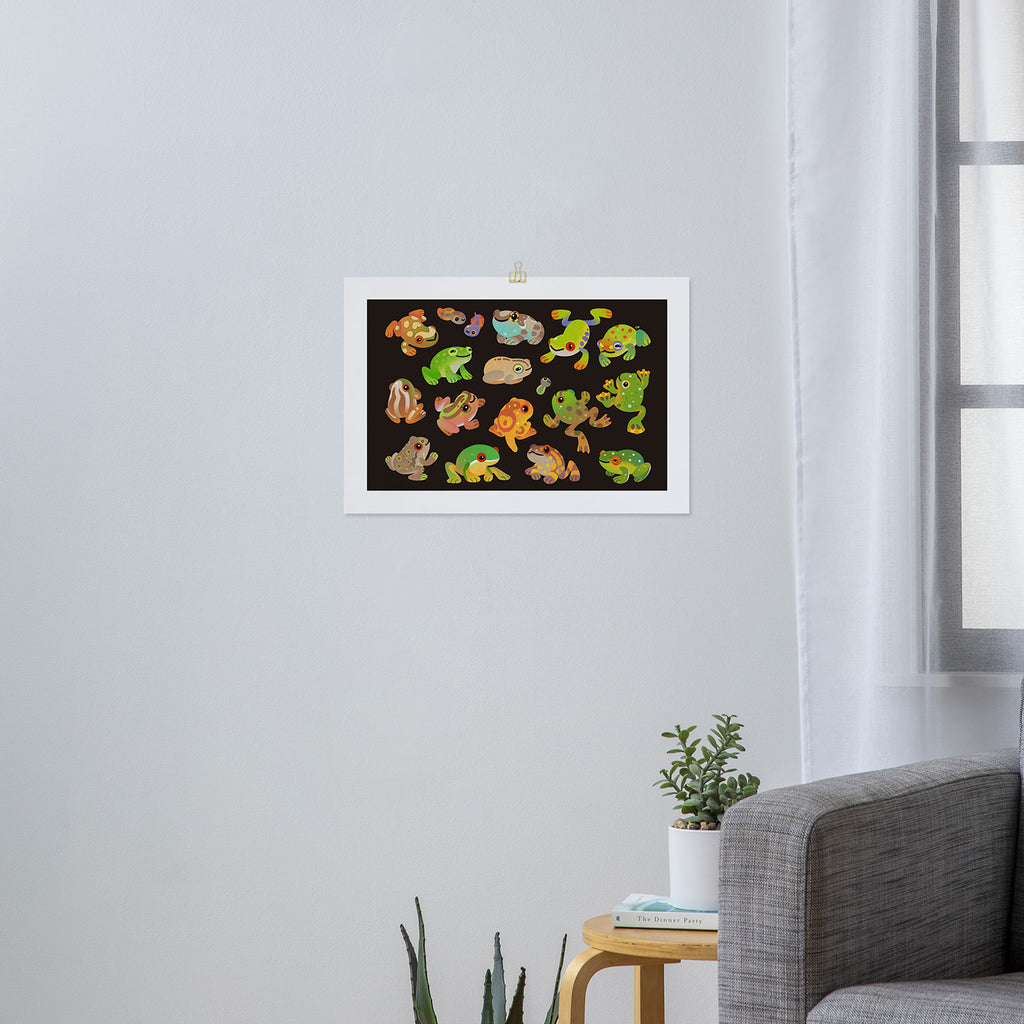 Tree frog - dark Art Print Gallery Image 3