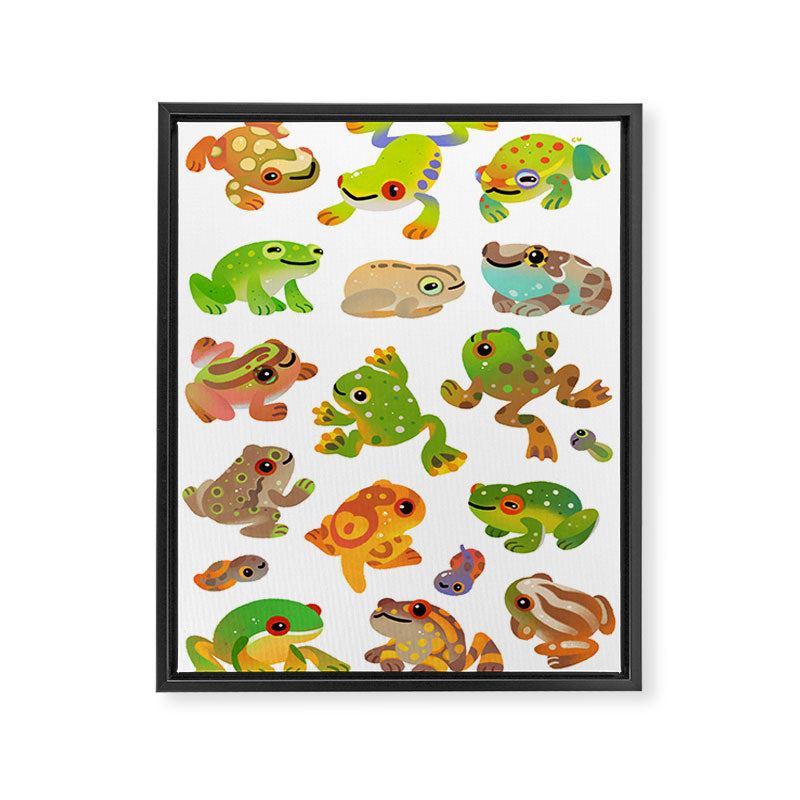 Tree frog Framed Canvas Print Gallery Image 6