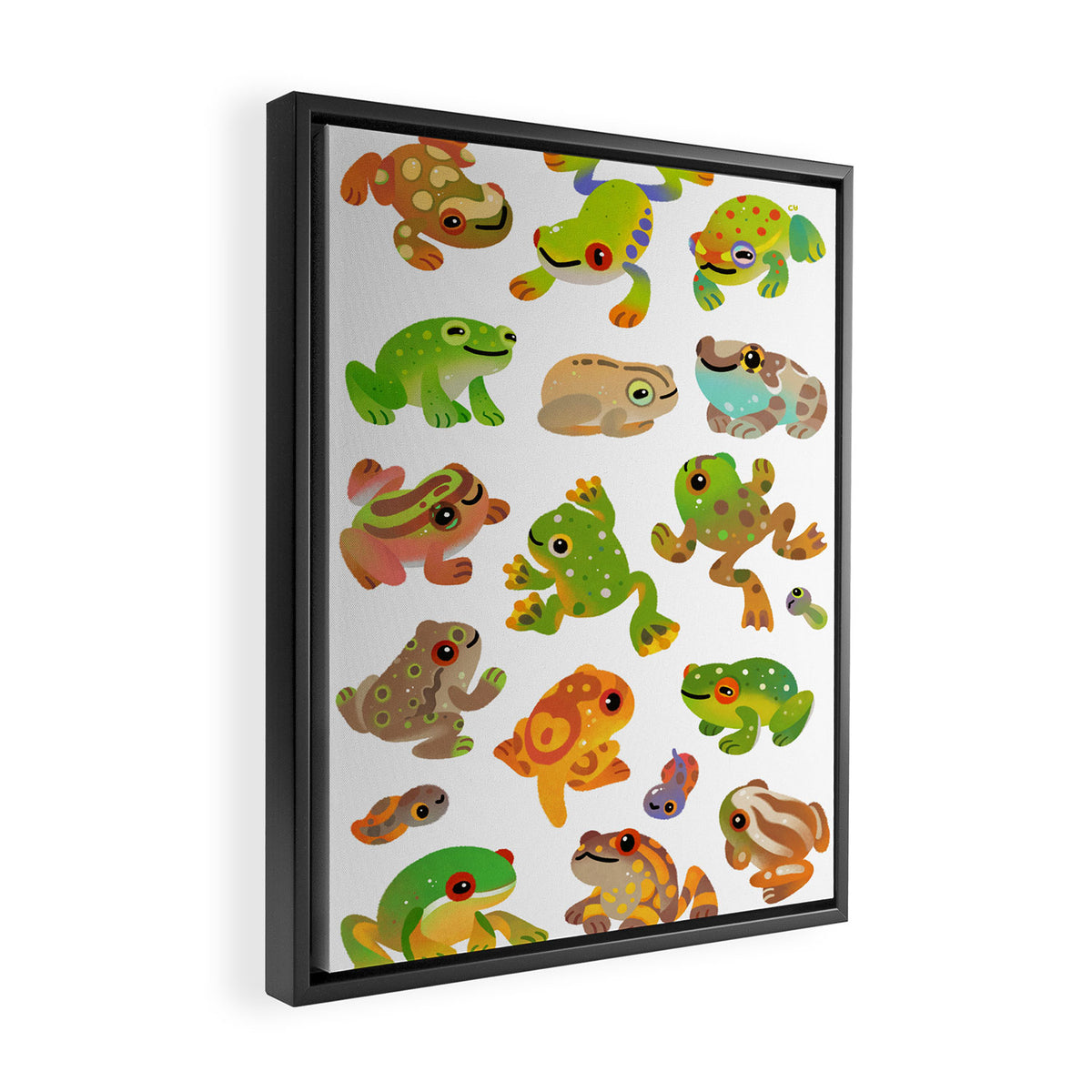 Tree frog Framed Canvas Print Gallery Image 2