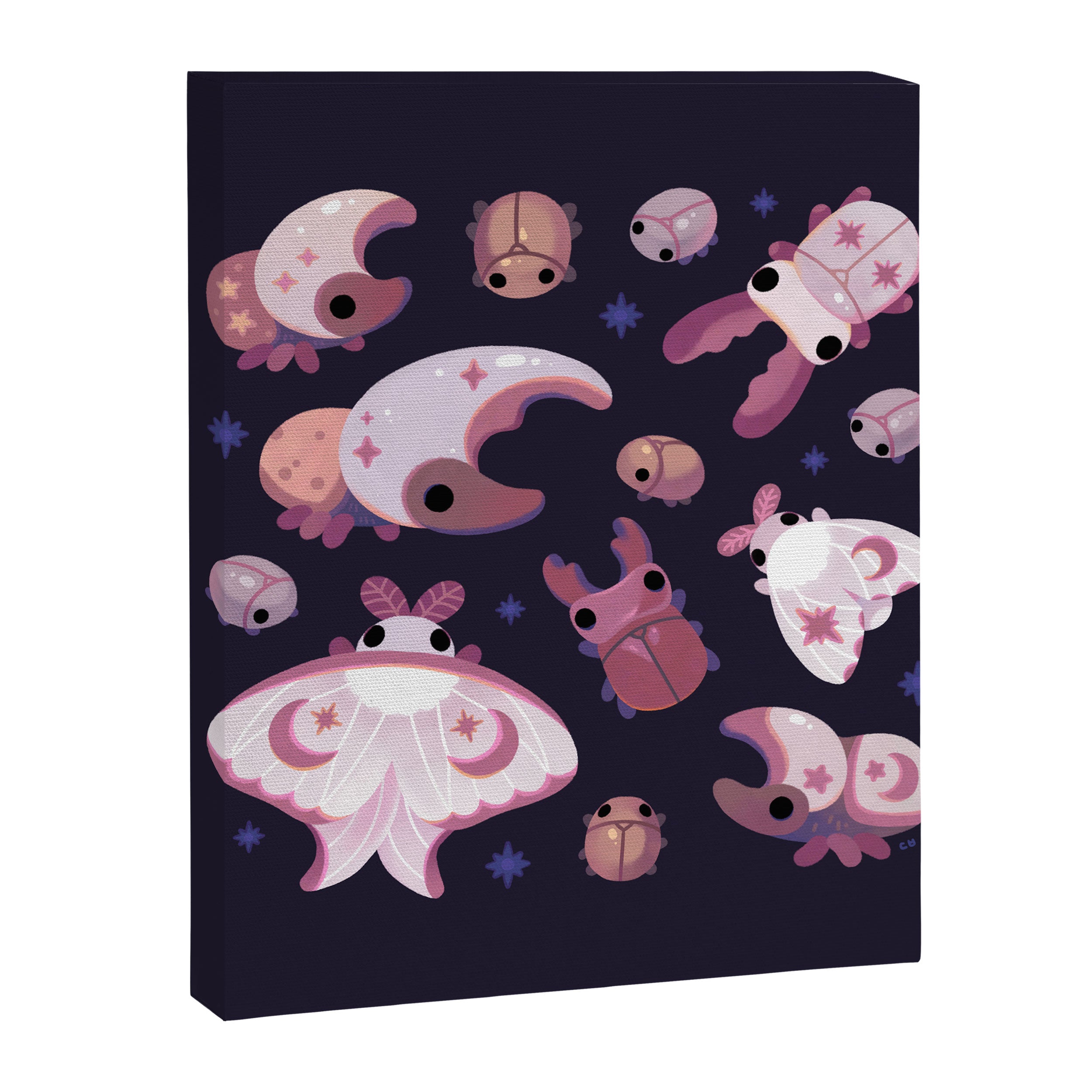 Twinkle twinkle little bugs - dark Canvas Print Gallery Image 8