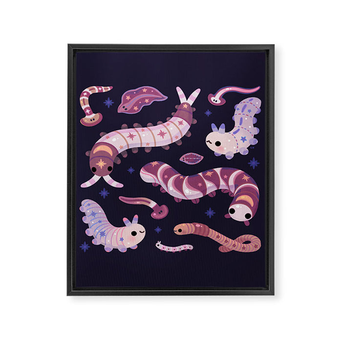 Twinkle twinkle long bugs Framed Canvas Print Gallery Image 1