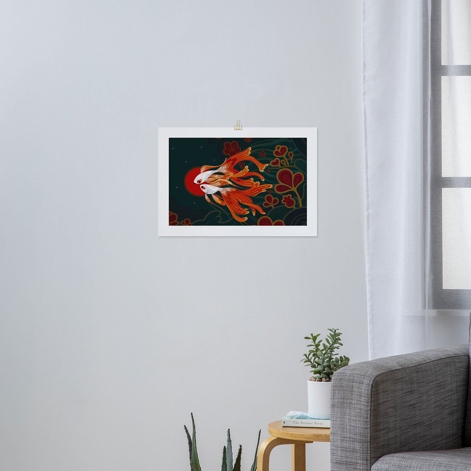 Two comets Art Print Gallery Image 3