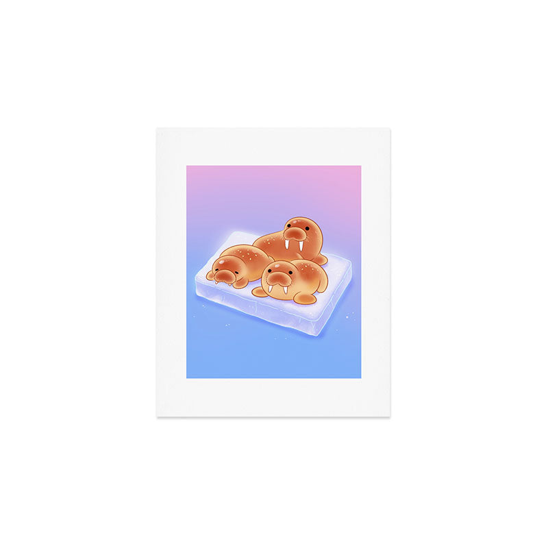 Walrus bun Art Print Gallery Image 1