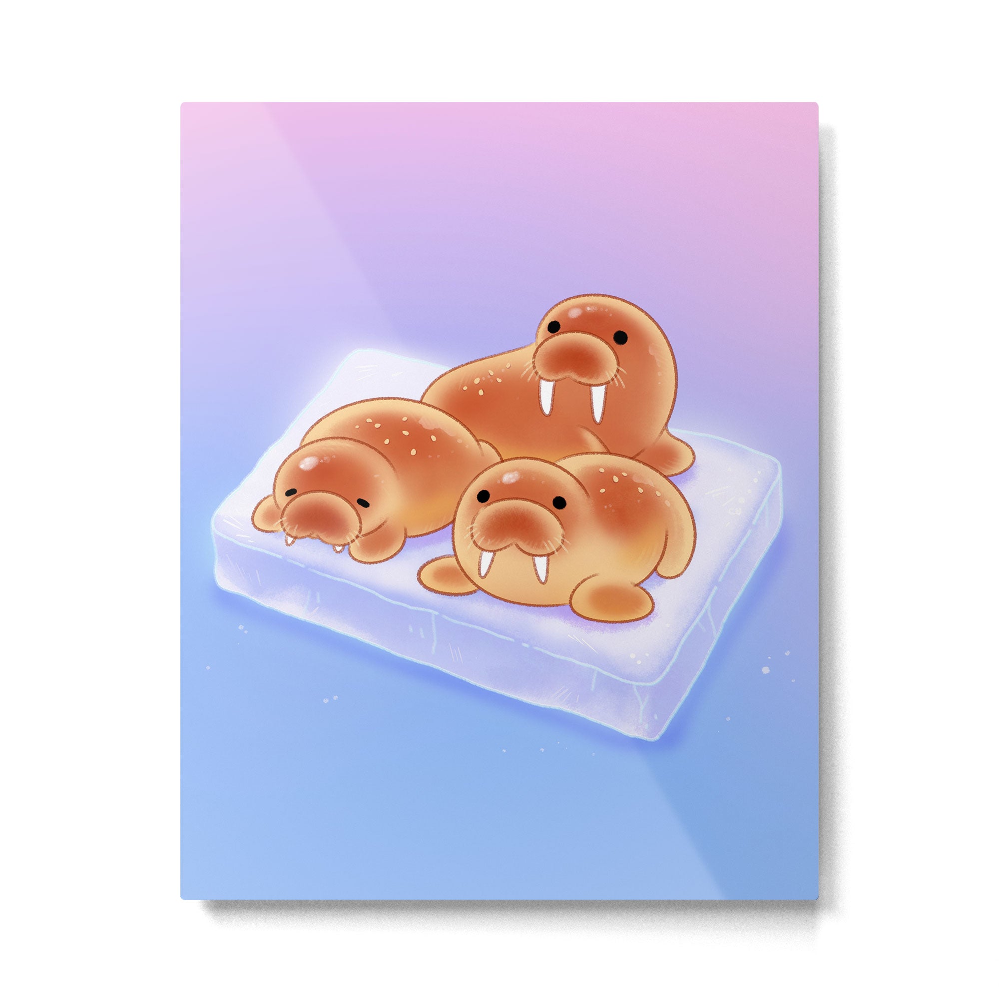 Walrus bun Metal Print Gallery Image 6