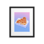 Walrus bun Framed Art Print Gallery Image 6